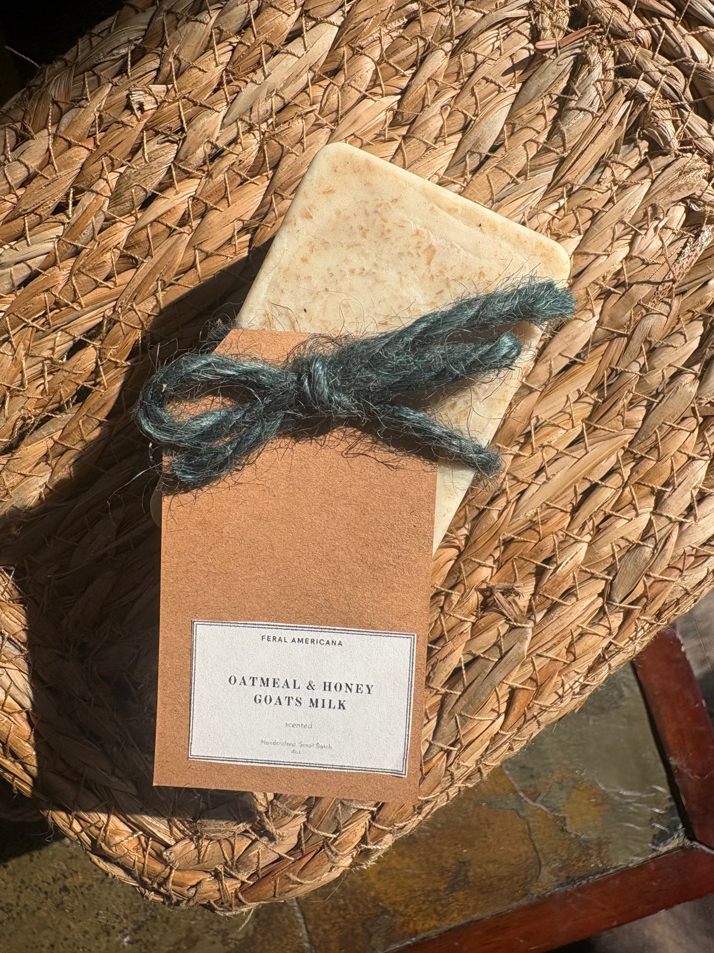Oatmeal & Honey Goat's Milk Soap Bar | Feral Americana