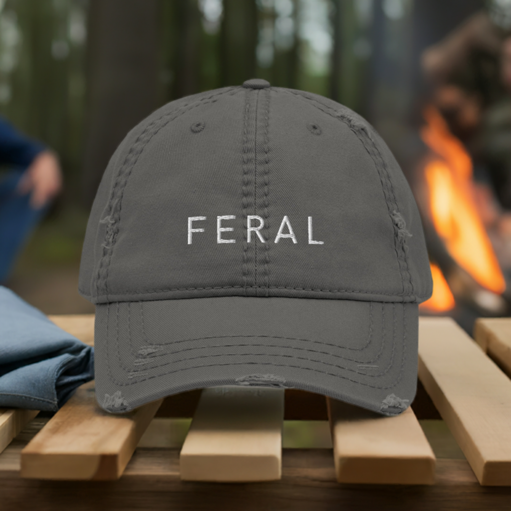 FERAL Distressed Dad Hat
