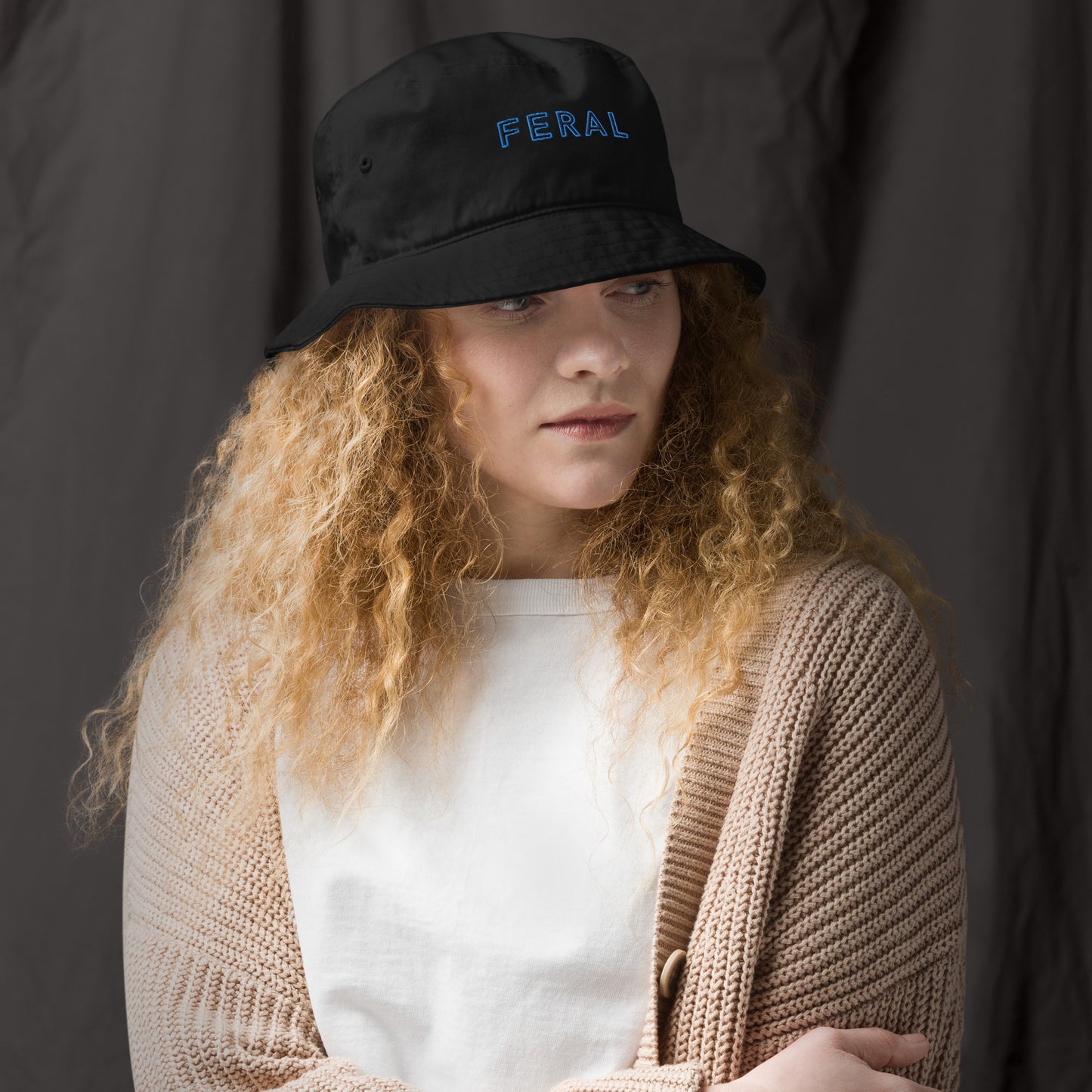 FERAL Teal Bucket Hat
